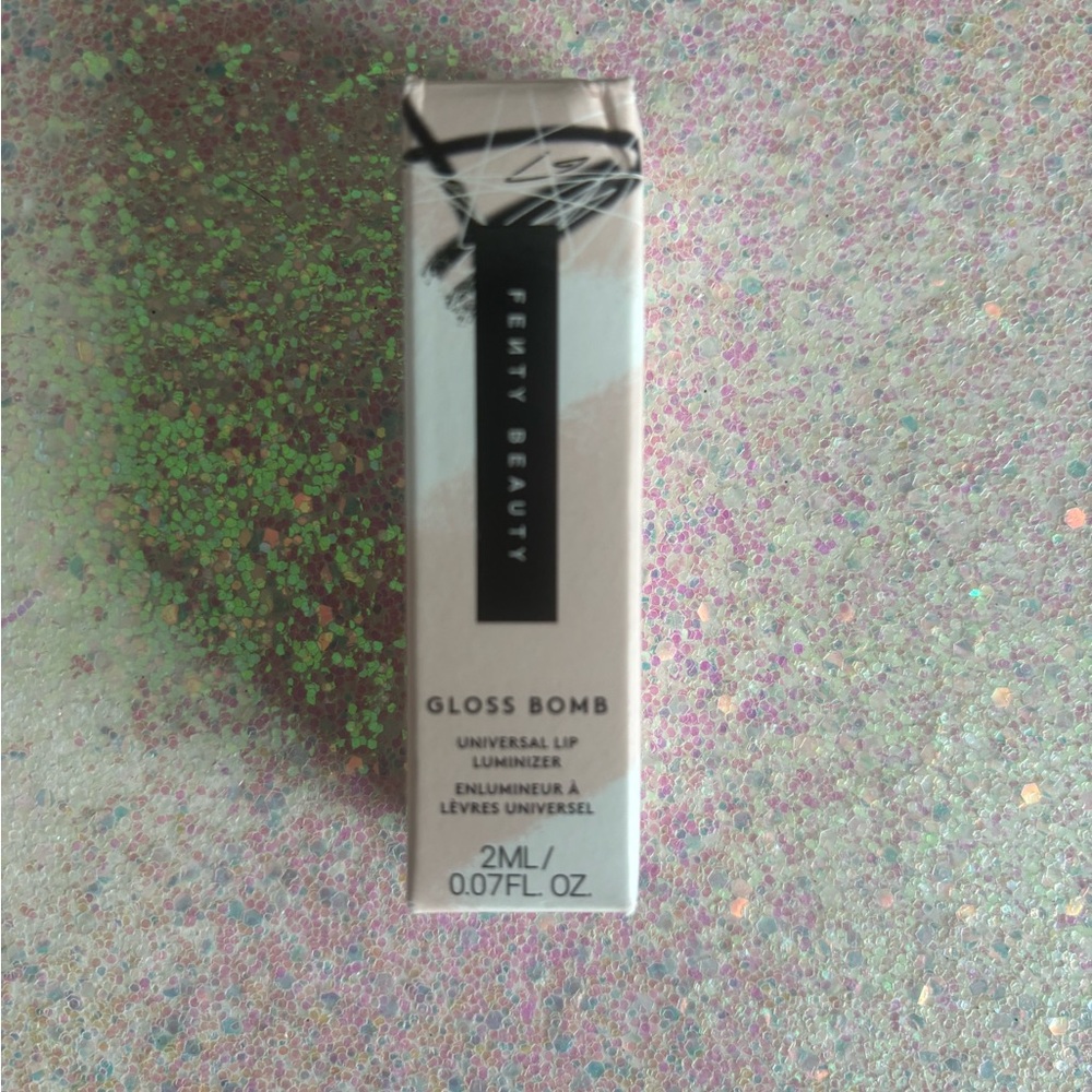 Fenty Beauty Gloss Bomb in Sleek Black and White